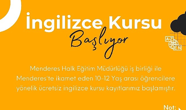 Menderes’te ”Do You Speak English” Zamanı