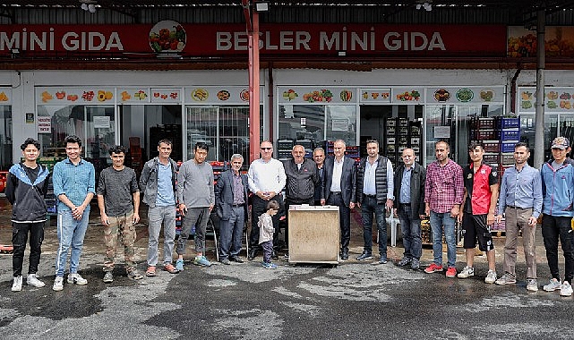 Toptancılar sebze hali esnafından başkan Bilgin’e teşekkür