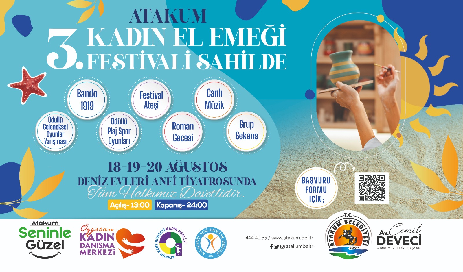 ‘3. Atakum Kadın Emeği Festivali Sahil’de’   başlıyor