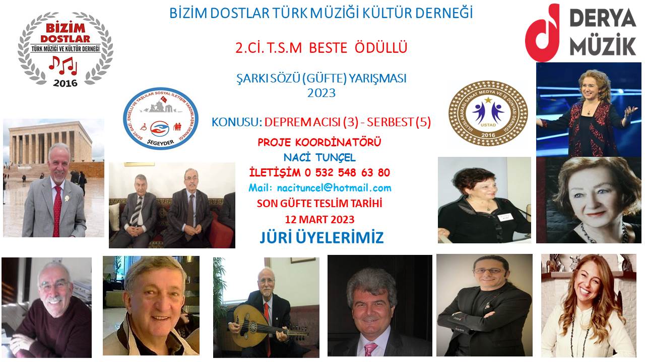 Samsunlu Sanatçılar Ankara Bizim Dostlar Derneği, 2. TSM Güfte Yarışması Finali’nde