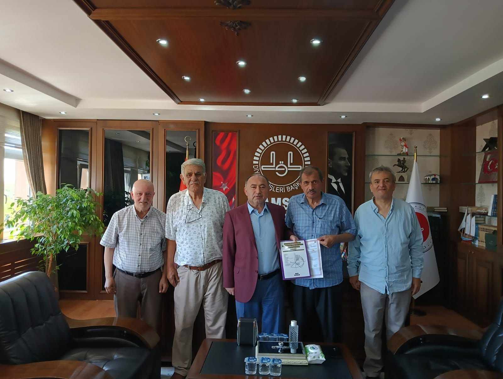 SAMSUN SAM- MED’DEN İL MÜFTÜSÜ ÇAKIR’A ZİYARET