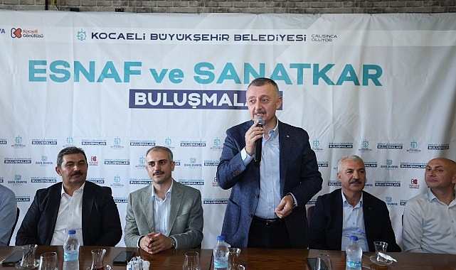 Başkan Büyükakın, Çayırova esnafıyla buluştu