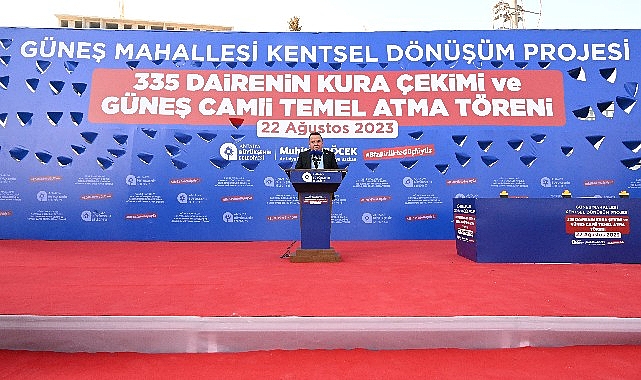 Güneş Mahallesi Kentsel Dönüşümü’nde çifte sevinç