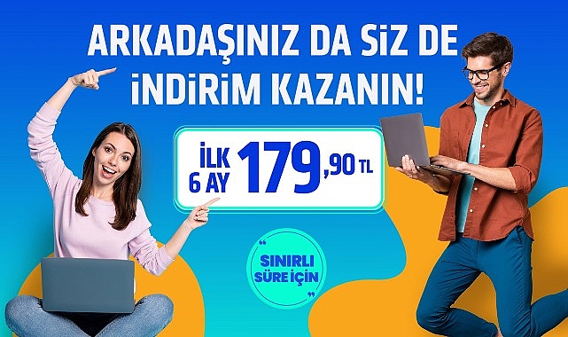 TurkNet’in GigaFiber’li Arkadaşını Getir kampanyası, hem sizi hem arkadaşlarınızı sevindiriyor
