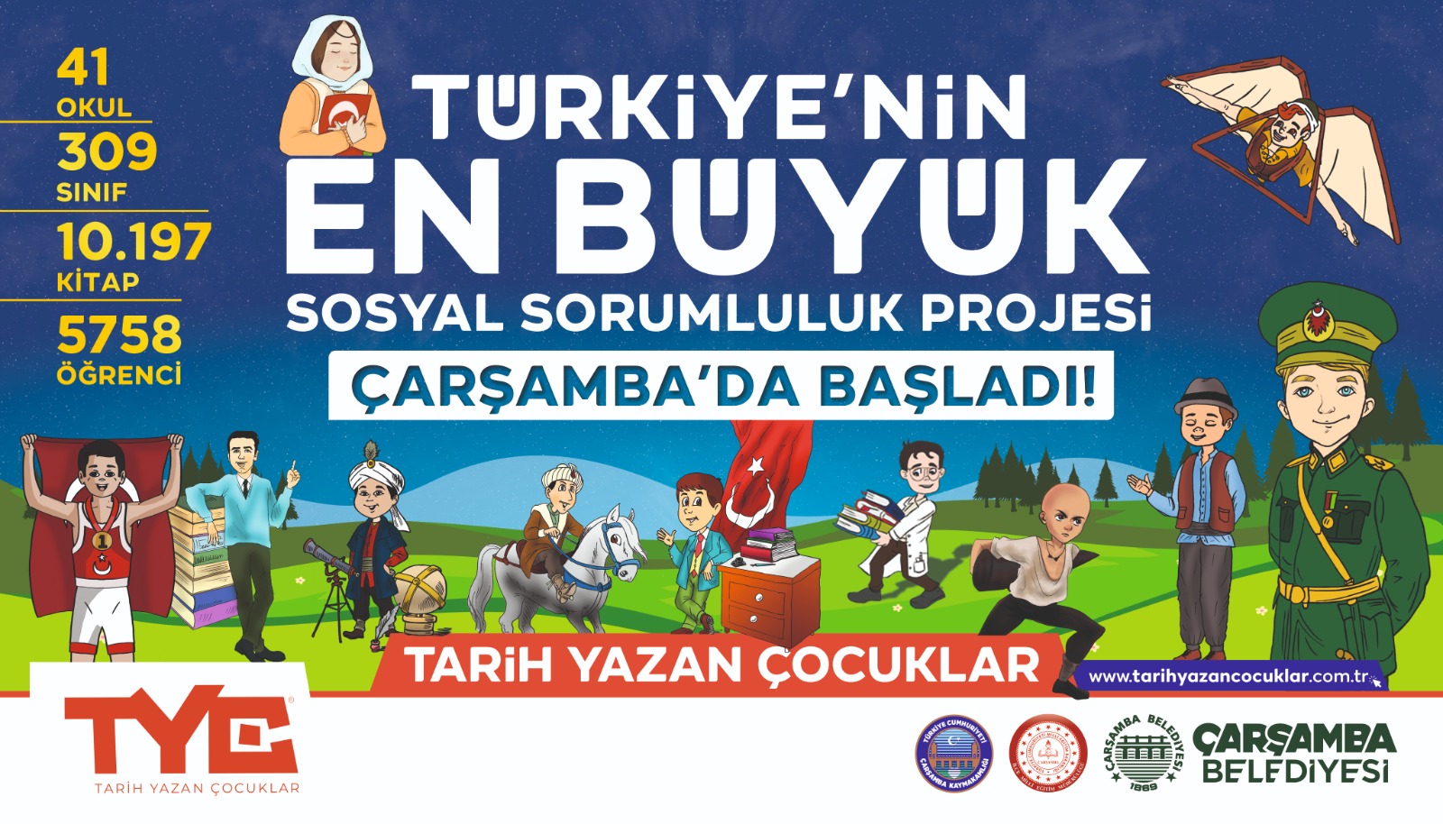TÜRKİYE’NİN EN BÜYÜK SOSYAL SORUMLULUK PROJESİ ÇARŞAMBA’DA BAŞLADI