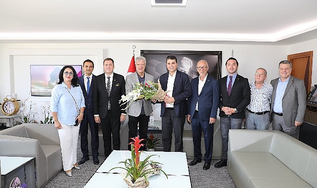 Demokrat Parti Lideri Uysal’dan Başkan Engin’e Ziyaret