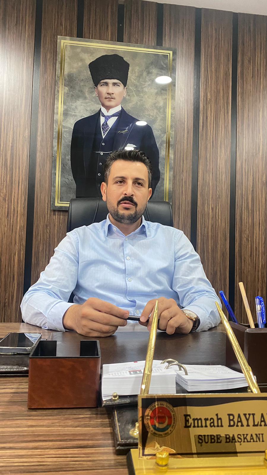 TES-İŞ ŞUBE BAŞKAN BAYLAN:”GEÇMİŞTEN DERS ÇIKARACAĞIZ “