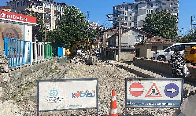 Yenidoğan Derince Caddesi’nin Çehresi Değişiyor