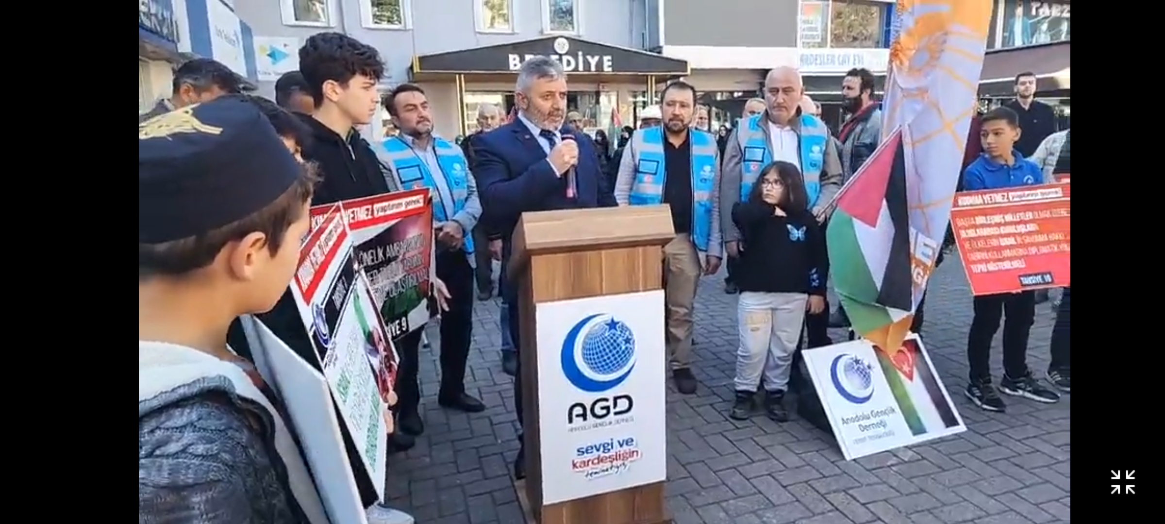 Termeliler Filistin’e Destek İçin Biraraya Geldiler