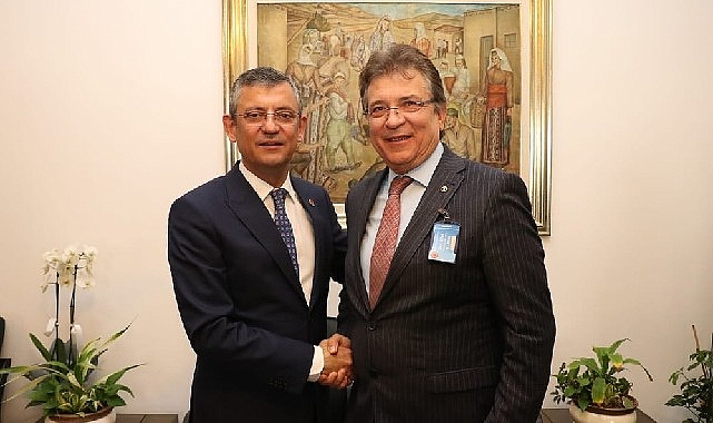 Başkan Arslan’dan CHP Genel Başkanı Özgür Özel’e ziyaret