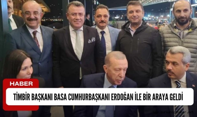 TİMBİR Başkanı Süleyman Basa, Cumhurbaşkanı Erdoğan ile Rize’de Bir Araya Geldi