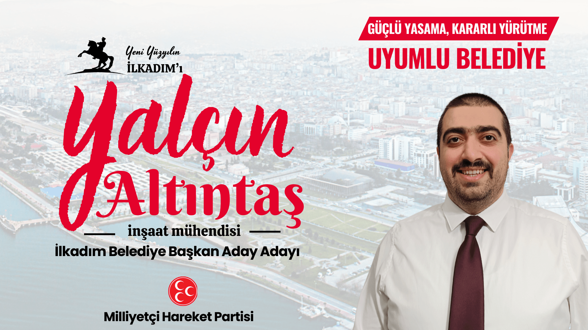 ÜLKÜ OCAKLARI ESKİ İL BAŞKANI YALÇIN ALTINTAŞ, İLKADIM’A HİZMET İÇİN YOLA ÇIKTI