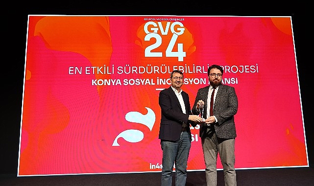 Konya Büyükşehir Belediyesi Sosyal İnovasyon Ajansı’na ”En Etkili Sürdürülebilirlik” Ödülü