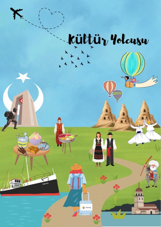 O Okul da Kültür Yolcusu e-Twinning Projesi’ne Katıldı