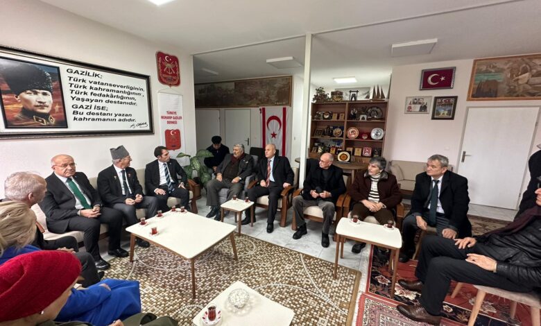 Mustafa Yeşilyurt Türkiye Muharip Gaziler Derneği Samsun Şubesini Ziyaret Etti