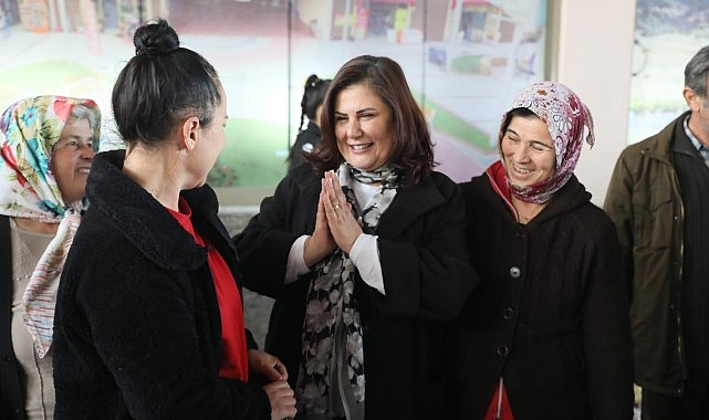 Başkan Çerçioğlu’na Kuyucak’ta Sevgi Seli