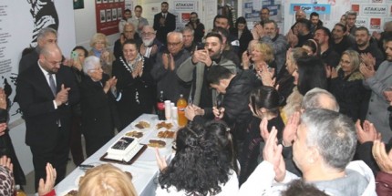 Partililerden Türkel’e Doğum Günü Sürprizi