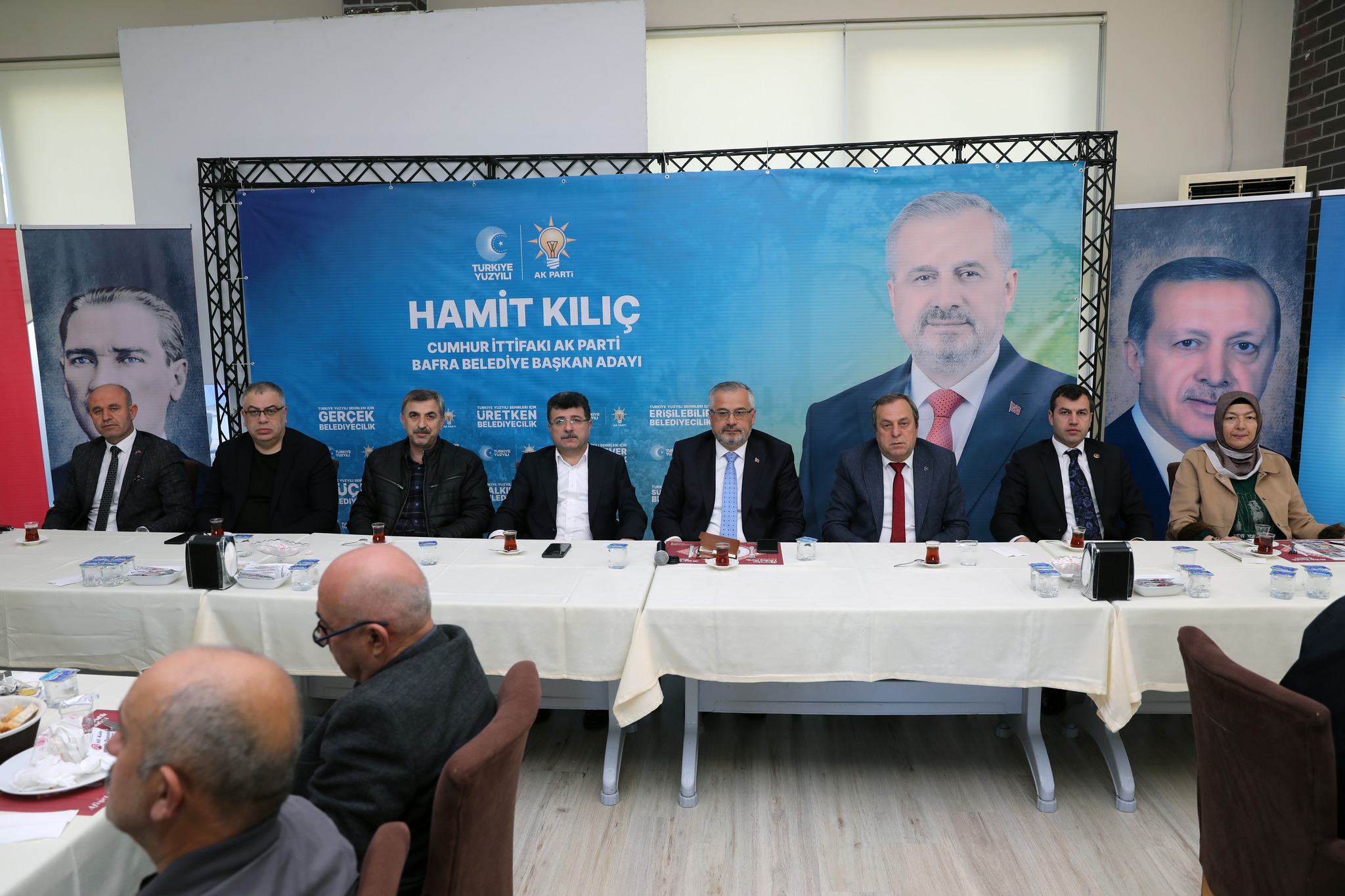 BAŞKAN KILIÇ: “139 MAHALLE MUHTARIMIZLA ORTAK SEVDAMIZ BAFRA”