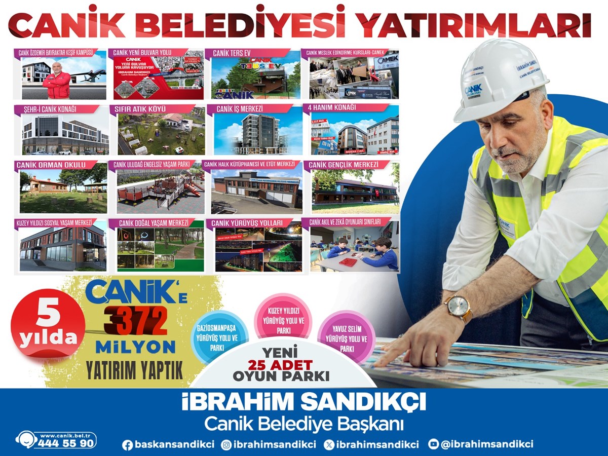 Canik’te Göz Dolduran Yatırımlar