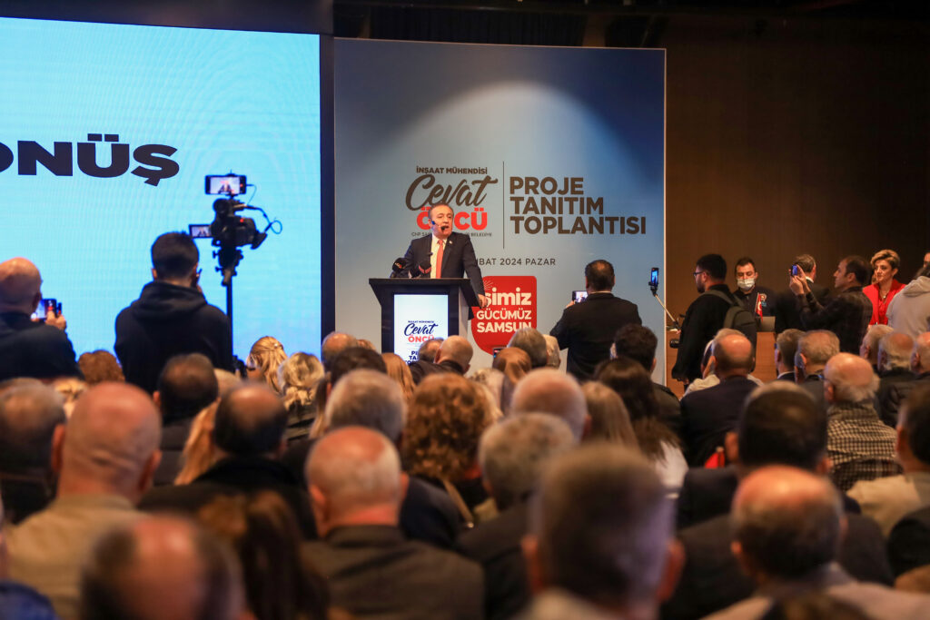 CHP SAMSUN BÜYÜKŞEHİR BELEDİYE BAŞKAN ADAYI CEVAT ÖNCÜ PROJELERİNİ AÇIKLADI