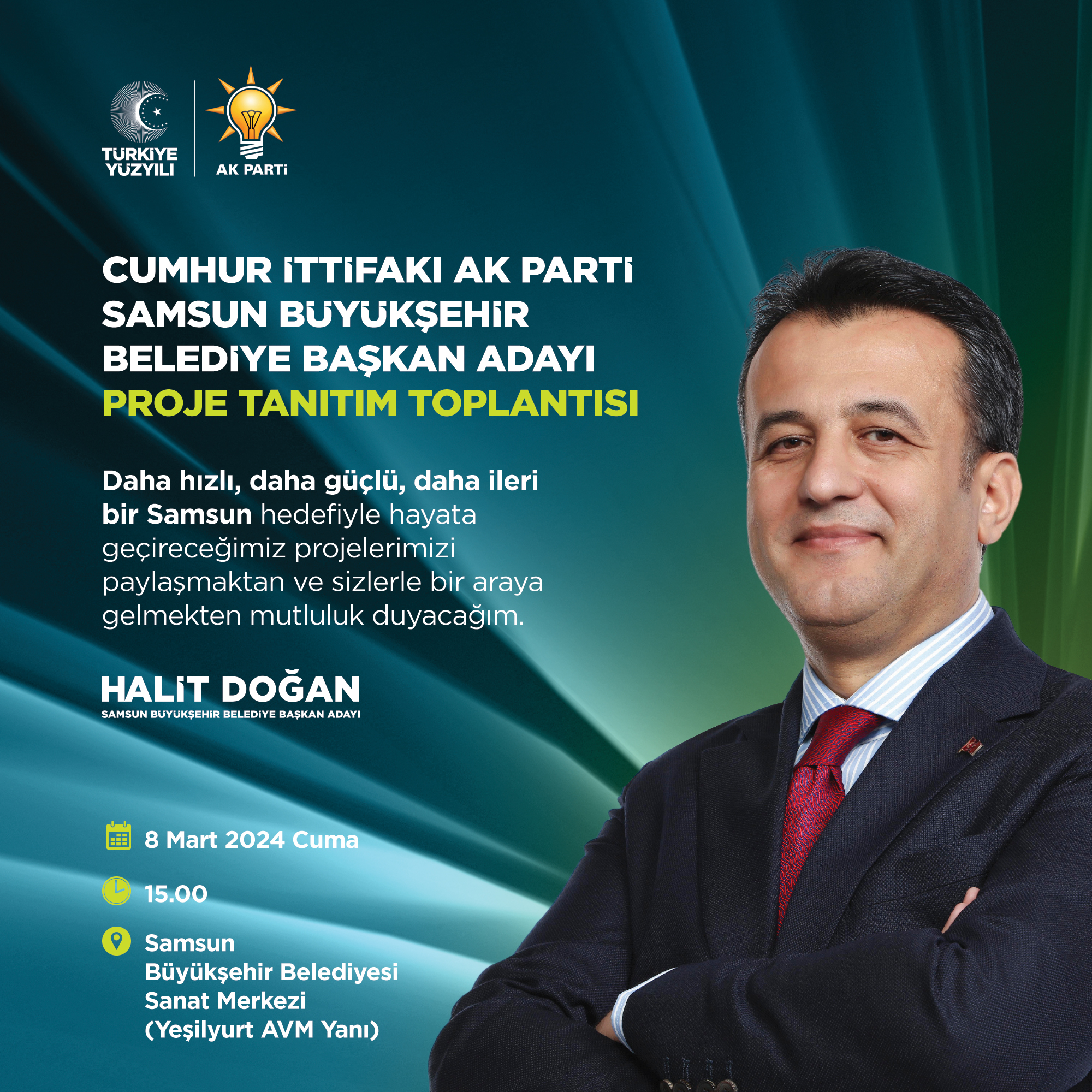 HALİT DOĞAN PROJELERİNİ AÇIKLIYOR