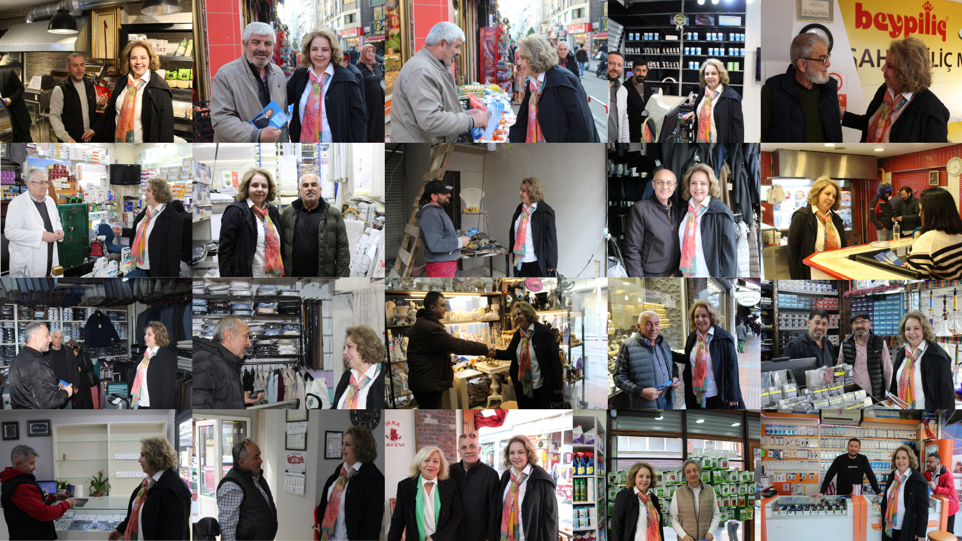 Memleket Partisi ilkadım belediye başkan adayı Yeşim Kadıoğlu Meclis üyeleri ile birlikte İlkadım ilçesinde esnaf ziyaretinde bulundu.