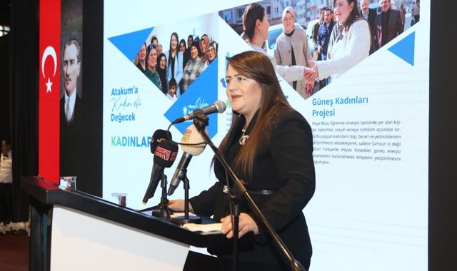 Özlem Maraş projelerini tanıttı:  Atakum’a doping olacak