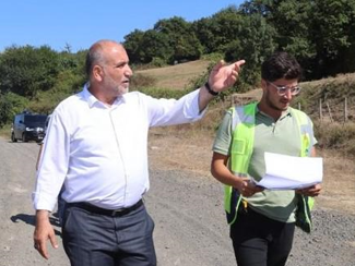 Sandıkçı: Güvenli ve konforlu yolları ilçemize kazandırmaya devam ediyoruz