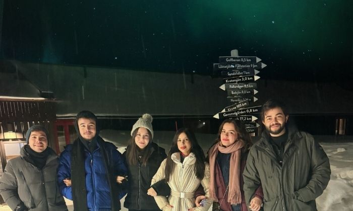 Özyeğin Üniversitesi Öğrencileri İskandinavya ve Kuzey Işıkları Turunda Bir İlke İmza Attı