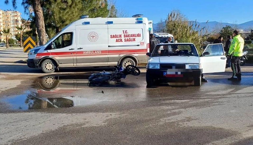 Antalya Kumluca’da trafik kazası: 1 yaralı