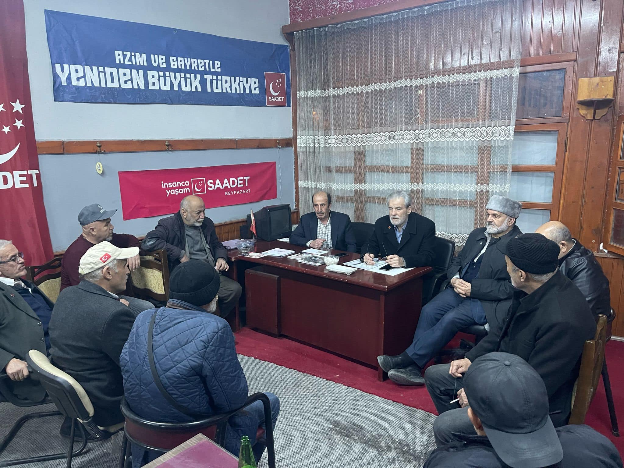Saadet Partisi Beypazarı İlçe Başkanlığı Haftalık Olağan Toplantısını yaptı