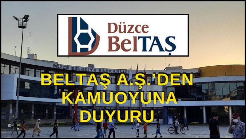 Düzce BELTAŞ “art niyetli ve yanıltıcı haberlere” tepki gösterdi