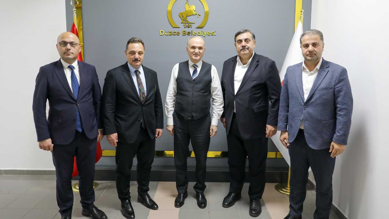TİMBİR’den Düzce Belediye Başkanı Dr. Faruk Özlü’ye ziyaret