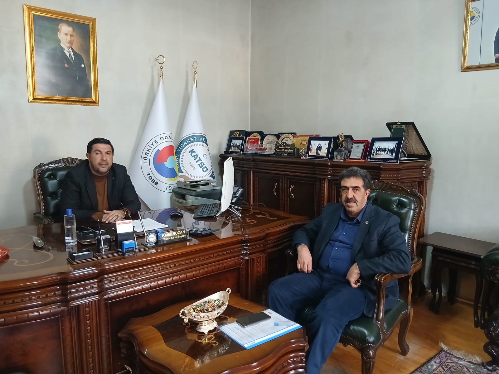 Digor ESO Başkanı Cemal Bölgi’den ziyaret