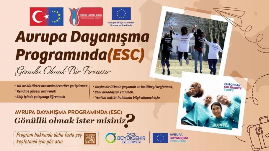 Ordu’dan gençlere ESC programı