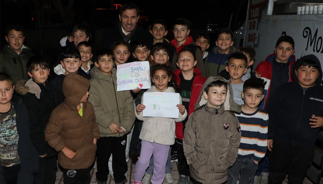 Konyalı çocuklardan Başkan Kılca’ya sürpriz