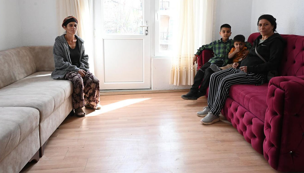 Isparta Zafer Mahallesi’nde yanan ev yeniden hayat buldu