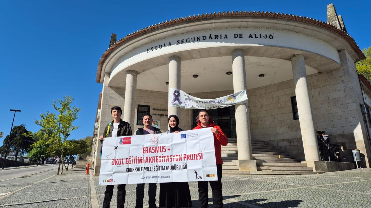 Kırıkkale Öğrencileri Erasmus’la Portekiz’de Eğitim Aldı