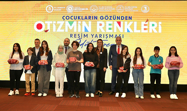 Samsun’da Otizm Farkındalık Resim Yarışması Ödülleri
