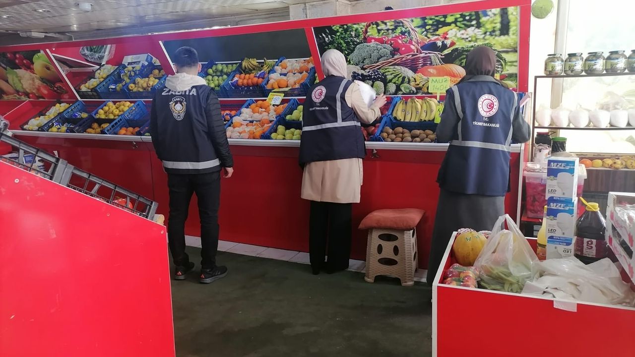 Kars’ta Haksız Fiyat ve Etiket Denetimleri Sürüyor