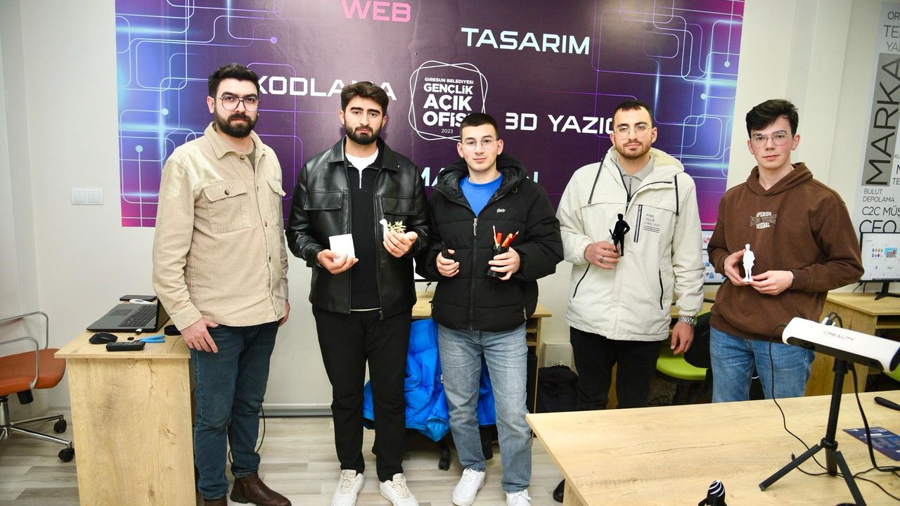 Giresun’da Gençlere Ücretsiz 3D Yazıcı ve Tasarım Eğitimi