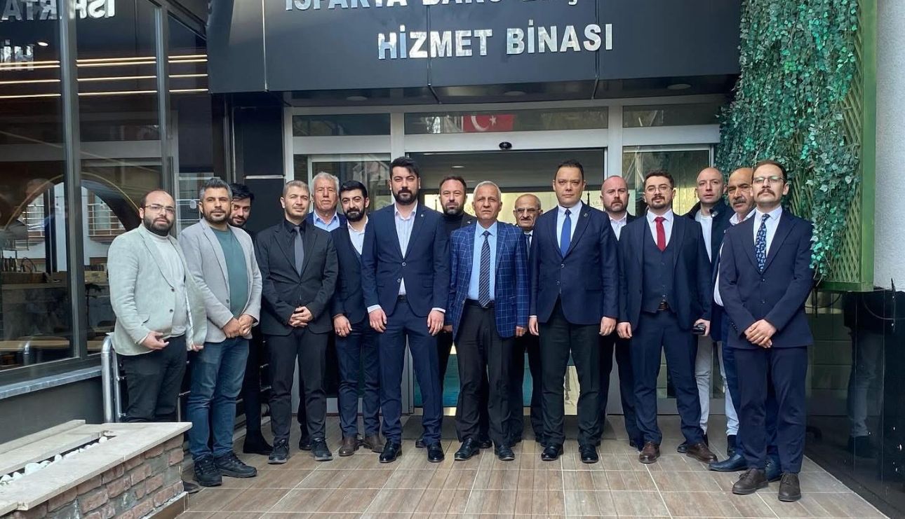 MHP Isparta teşkilatından baroya ziyaret