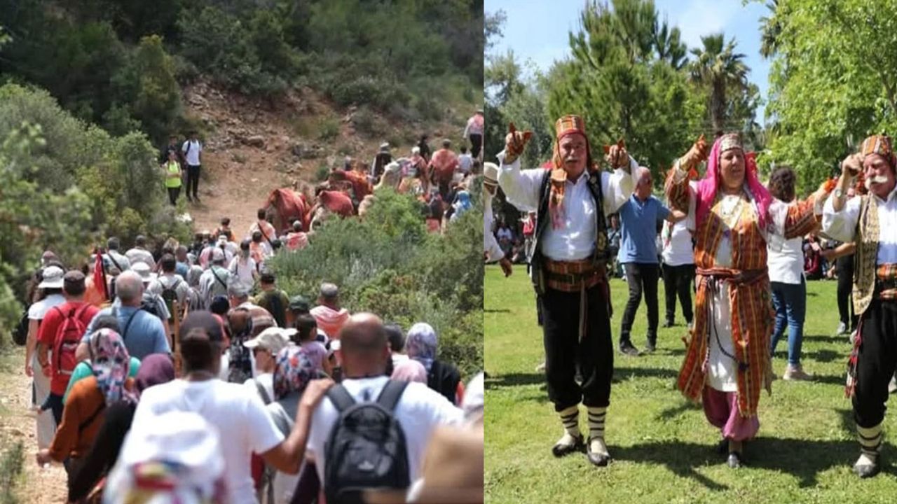 Kaş’ta Yörük Göçü: Temsili Yürüyüşle Canlandı