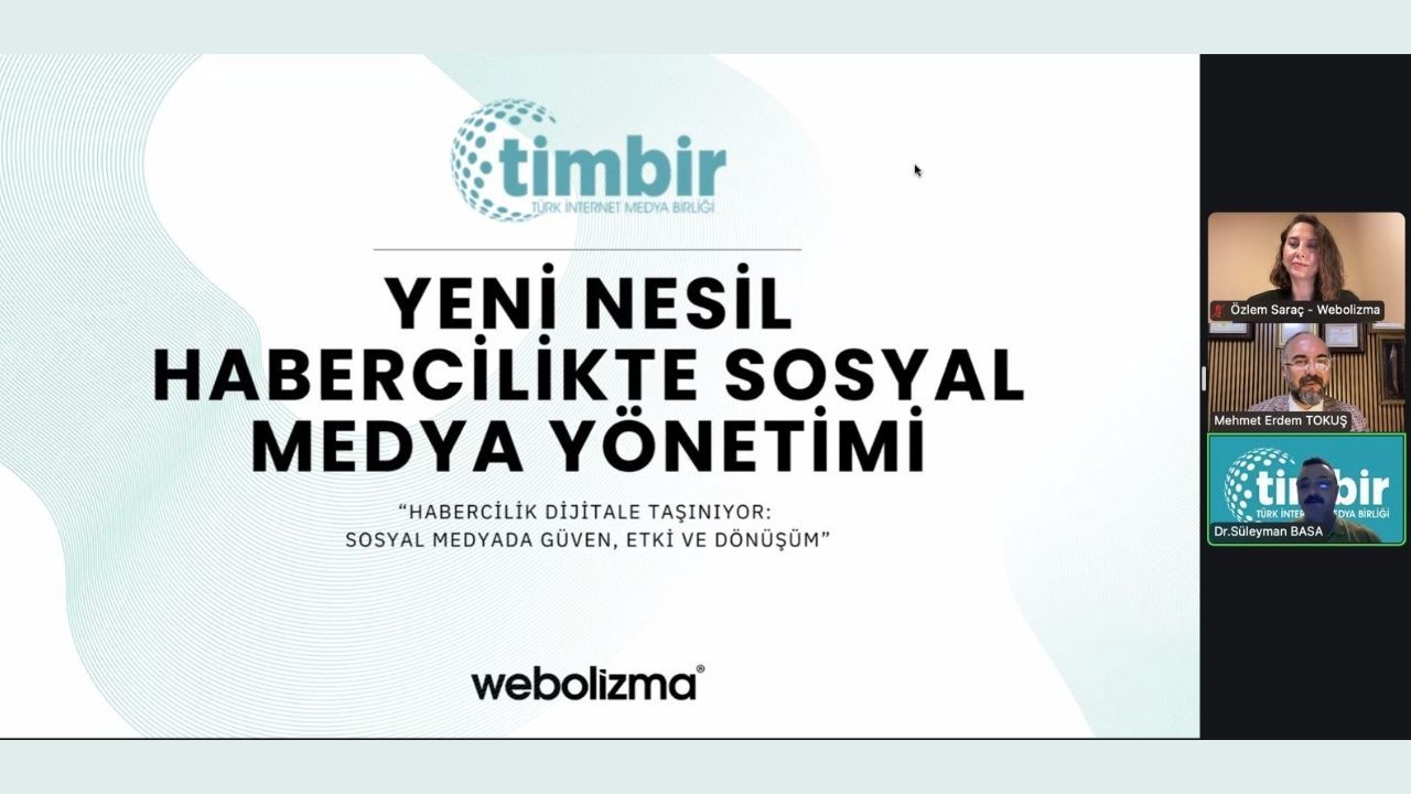 Sosyal Medya Haberciliği: TİMBİR’den Gazetecilere Eğitim