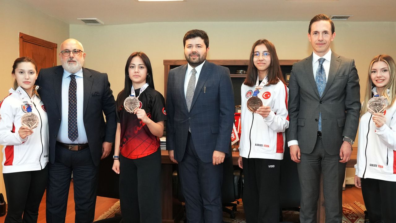 Avrupa Üçüncüsü Milli Kata Takımı RTÜK’te Ağırlandı