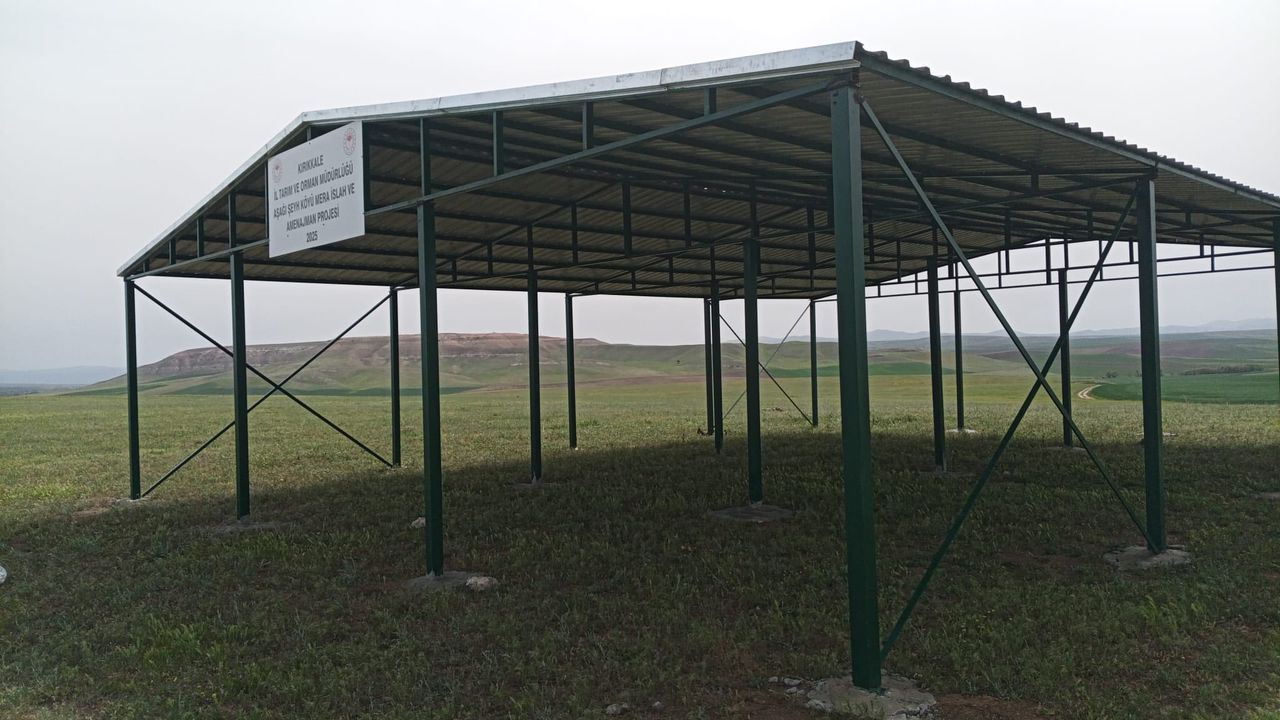 Kırıkkale Meralarında Hayvan Refahı ve Verimlilik İçin Gölgelik