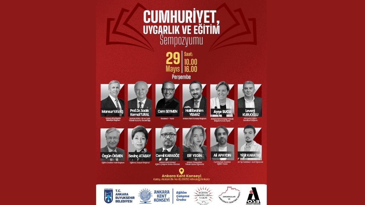 Ankara: Cumhuriyet, Uygarlık, Eğitim Sempozyumu Başladı