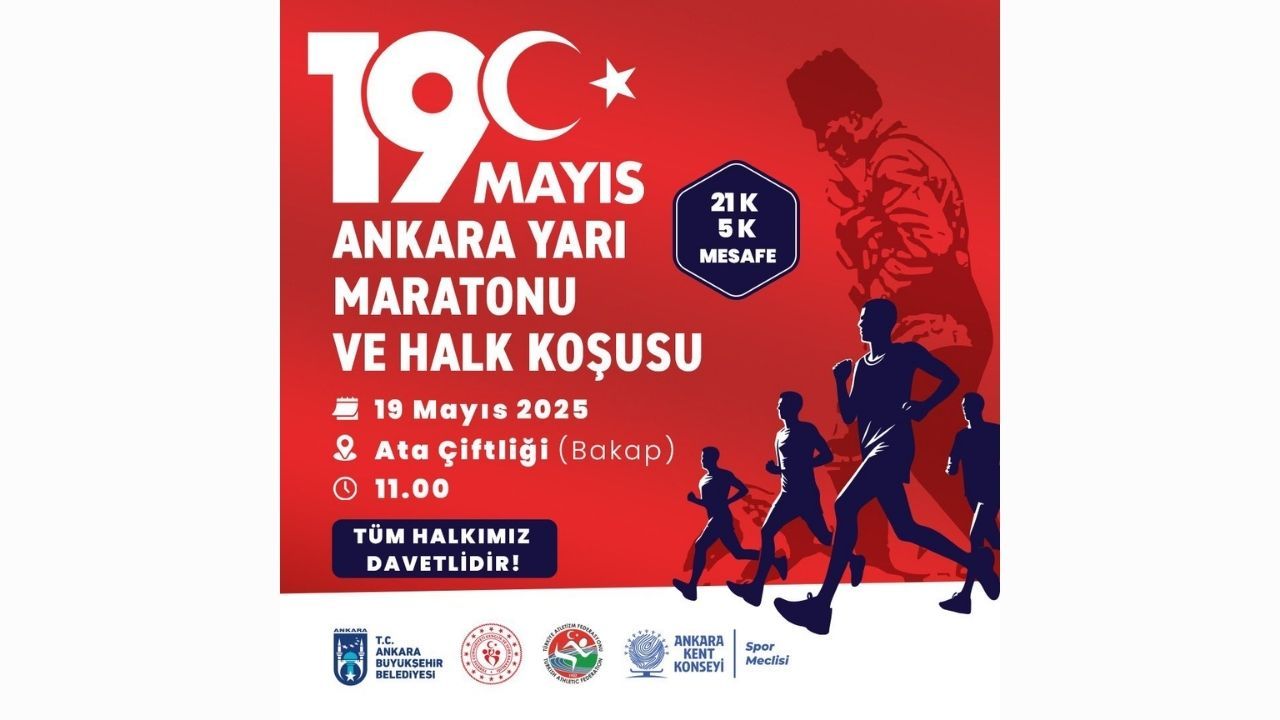 19 Mayıs Ankara Koşusu: Yarı Maraton ve Halk Gölbaşı