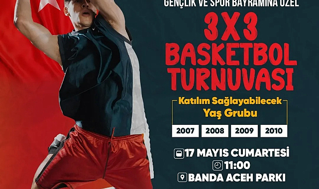 Atakum’da 19 Mayıs: Gençlik 3×3 Basketbol Turnuvası