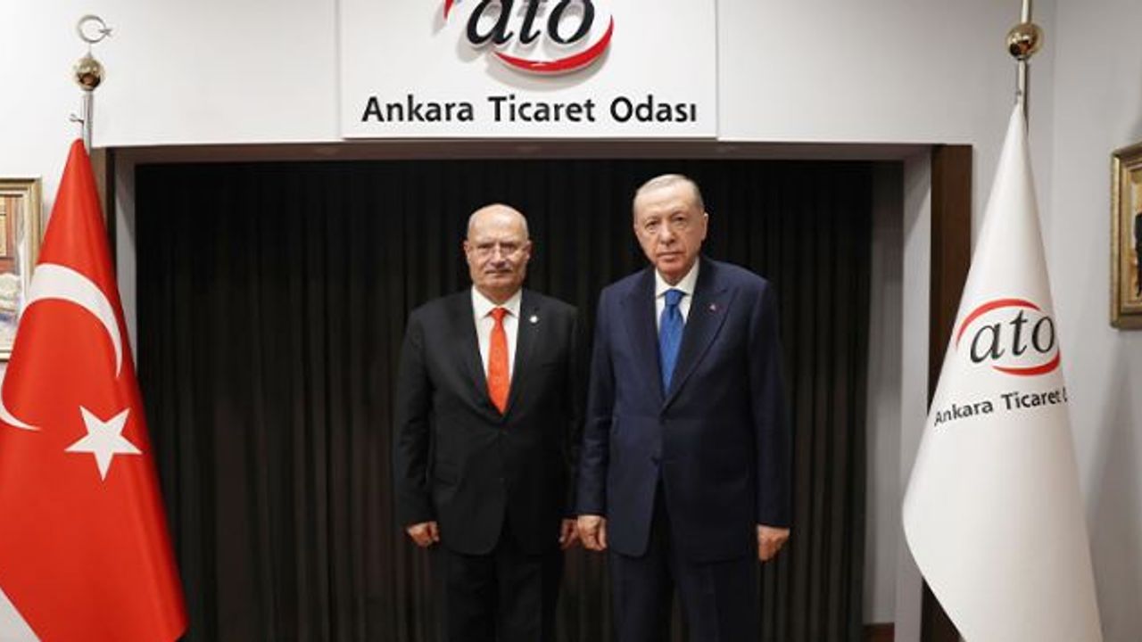 Erdoğan ATO’da Başkent Ekonomi ve Direkt Uçuşları Görüştü